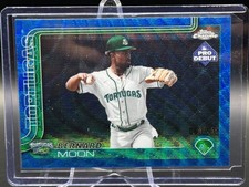 2025 Topps Pro Debut BERNARD MOON Chrome Blue Refractor /150 #PDC124