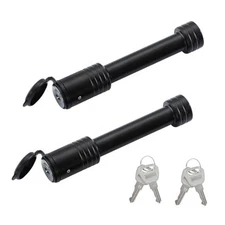 Trailer Hitch Lock, Hitch Lock with 5/8'' Dia Pin Fits 2" Receiver Tubes, for 