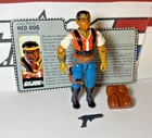 GI Joe Red Dog v1 1987 *100% COMPLETE w/File Card, Near Mint!* Vintage Slaughter