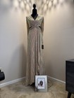 Mac Duggal 27050 Gold Multi Sequin Gown Open Back Cutout Formal Dress 14 NWT — photo 1