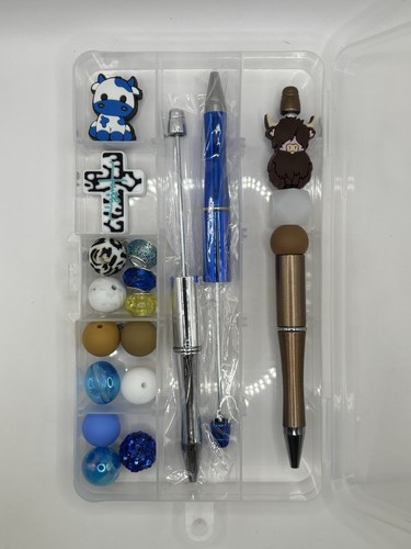 DIY KIT 3 Pens, Focal Beads,Spacers, Acrylic Beads