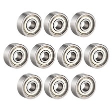 10pcs 624ZZ Deep Groove Ball Bearing Double Shield Carbon Steel