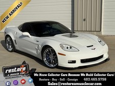 2010 Chevrolet Corvette ZR1  3ZR 638HP - 6 Speed, 12,860 Miles, White
