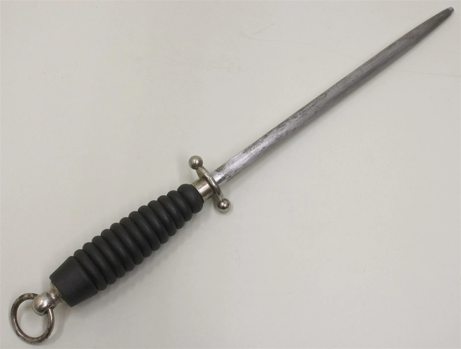 ZWILLING J.A. HENCKELS SOLINGEN GERMANY KNIFE SHARPENER 10" HONE (16" Overall)