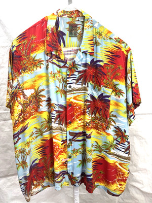 Pineapple Connection Men's Hawaiian Shirt Size 5X Short Sleeve Cruise Resortwear