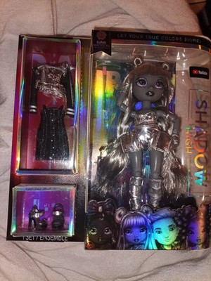 NEW Rainbow High Shadow Series 1 Luna Madison Grayscale Fashion Doll NIB 