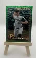 2024 Topps Update Series - Paul Skenes #US100 Green Crackle Foil /499 (RC)