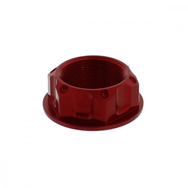 Mutter FüR Lenkkopf M24X1.00Mm Alu Rot FüR Honda VTR 1000 SP2 Bj. 2002-2006-image