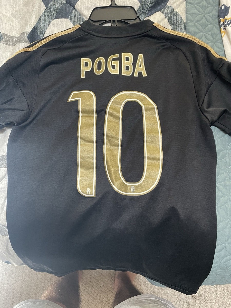 Paul Pogba 2015/16 Juventus Away Champions League #10 Small Jersey