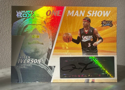 2006-07 Topps Luxury Box  One Man Show Allen Iverson Autograph #OMSA-AI /124