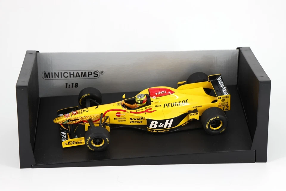 1997 Minichamps F1 1/18 Jordan 197 Ralf Schumacher Giancarlo Fisichella Bensons - Image 3 of 4