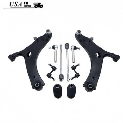 10x Front Suspension Kit Control Arm Tie Rod Sway Bar for Subaru XV Crosstrek