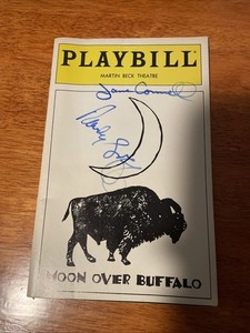 1995 Playbill Martin Beck Theatre Moon Over Buffalo Carol Burnett, Philip Bosco