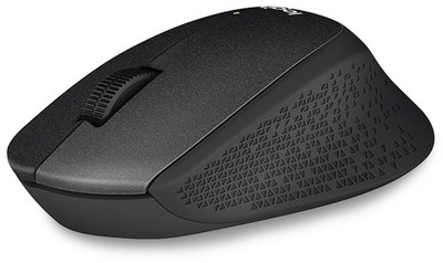 Logitech M330 SILENT PLUS Kabellose Maus, 2,4 GHz mit USB Nano Schwarz 