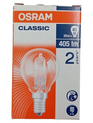 OSRAM CLASSIC 40W E14 Halogen Leuchtmittel 405lm