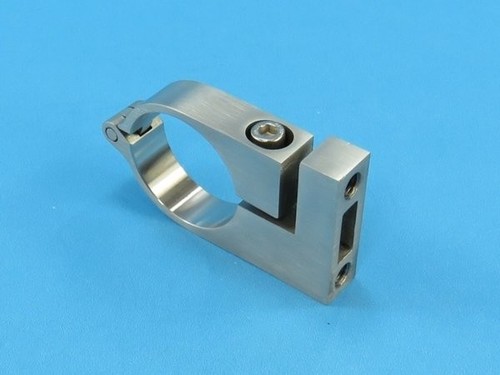 Edelstahl Rohrschelle Ø 42,4 mm Scharnier Klappbar VA Gelenk Bügelschelle Halter - Bild 2 von 5