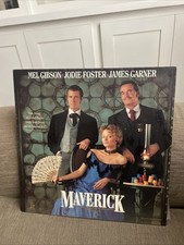 MAVERICK - LaserDisc LD Widescreen - Mel Gibson Jodie Foster Richard Donner
