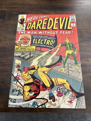 Daredevil #2 - Electro Marvel 1964 Comics 6.5-7.0 Stan  Lee Beautiful