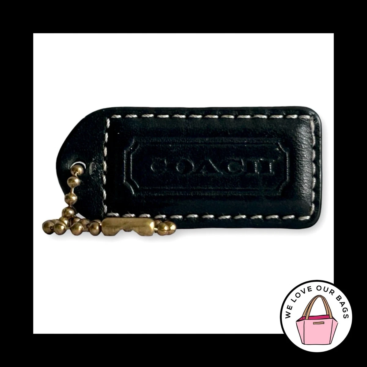 Coach Leather Letters, Numbers & Symbols Key Chains, Rings