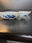 Lot Of 2 Blue Danube Japan Triangular Fluted Serving Dish — photo 4