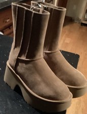 UGG Classic Twin Seam New Heights Boot Chestnut 1158313 Women's Size 8