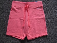 Girls Justice French Terry Bermuda Shorts Size 10 Bright Coral Pink  NWT