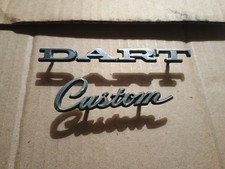 Vintage Dodge Dart Car Emblem - Metal Emblem Logo Nameplate Vintage Dodge Dart Car Emblem - Metal Emblem Logo Nameplate