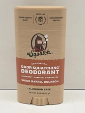 DR. Squatch Wood Barrel Bourbon Men's Deodorant - 2.65 fl oz 