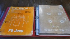 87 JEEP WRANGLER YJ SERVICE MANUAL and 87 Electrical Troubleshooting manual 