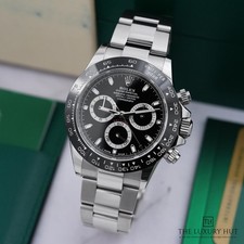 Rolex Cosmograph Daytona 116500LN - 2018, Full Set Stainless Steel 40mm Black...