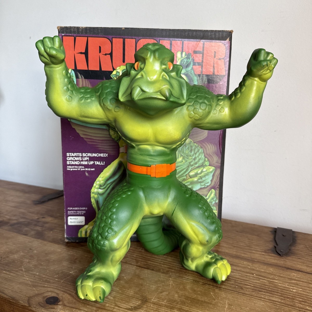vintage USA TOY 1979 マテル クラッシャー　フィギュア Vintage 1979 Mattel Krusher Stretch Armstrong Green Monster Toy