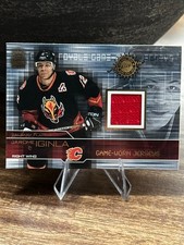 2001 Crown Royale game worn jersey Jarome Iginla 255/475 #2