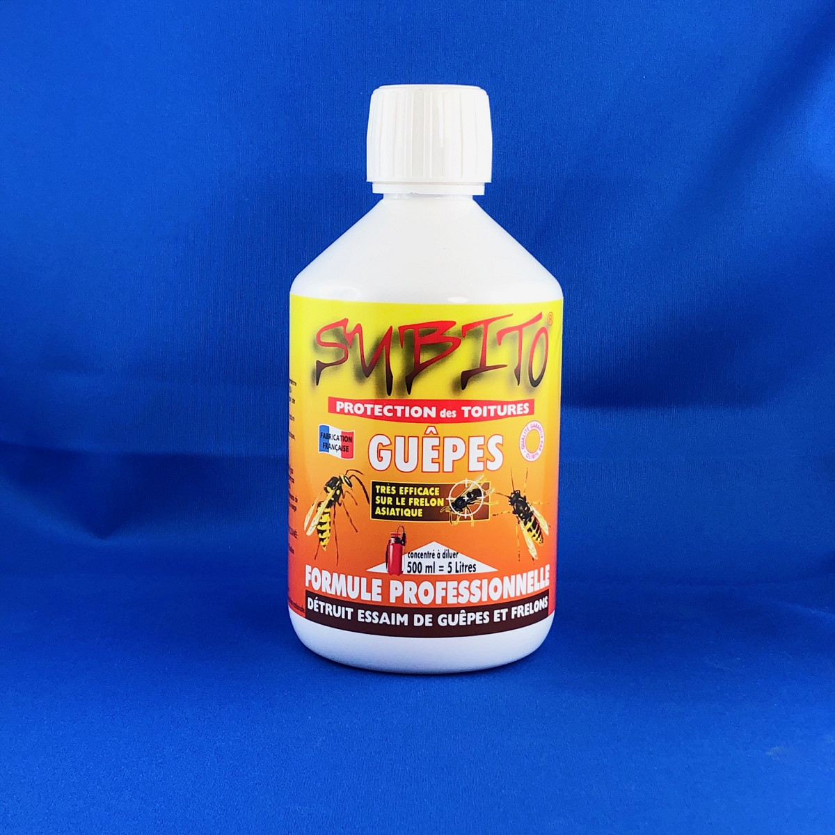 Subito Guepes Toitures Concentré 500 ML insecticide frelon toiture charpente