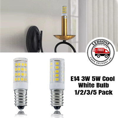 LED Mais Glühbirne E14 E27 Schraubsockel 3W 5W kaltweiß LED Chip Hochleistungsbirne