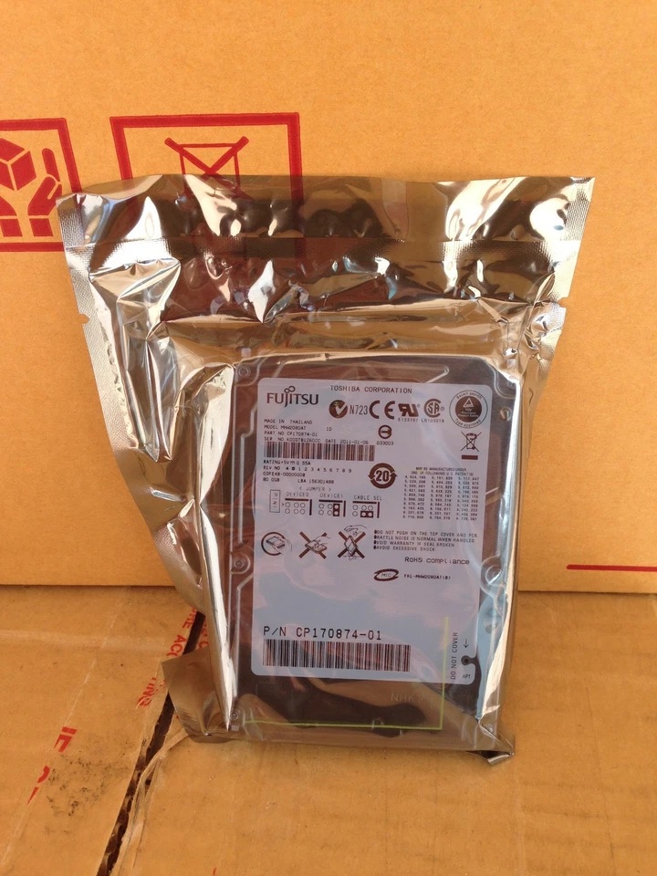 *New* Fujitsu (MHW2080AT) 80GB, 4200RPM, 2.5" Internal Hard Drive - Image 2 of 4