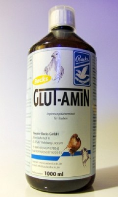 Backs GLUT-AMIN 1000 ml Aminosäuren und Glutamin Lösung für Tauben und Geflügel