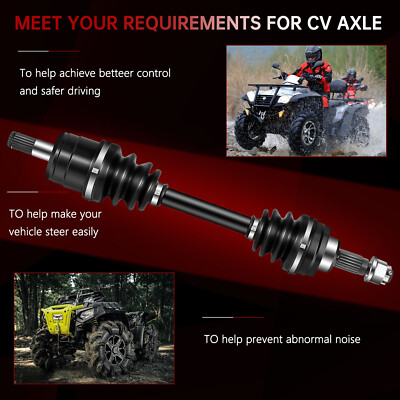 Polaris Sportsman HO/X2 Front Cv Axles Set 400 450 500 570 700 800 - Foto 11