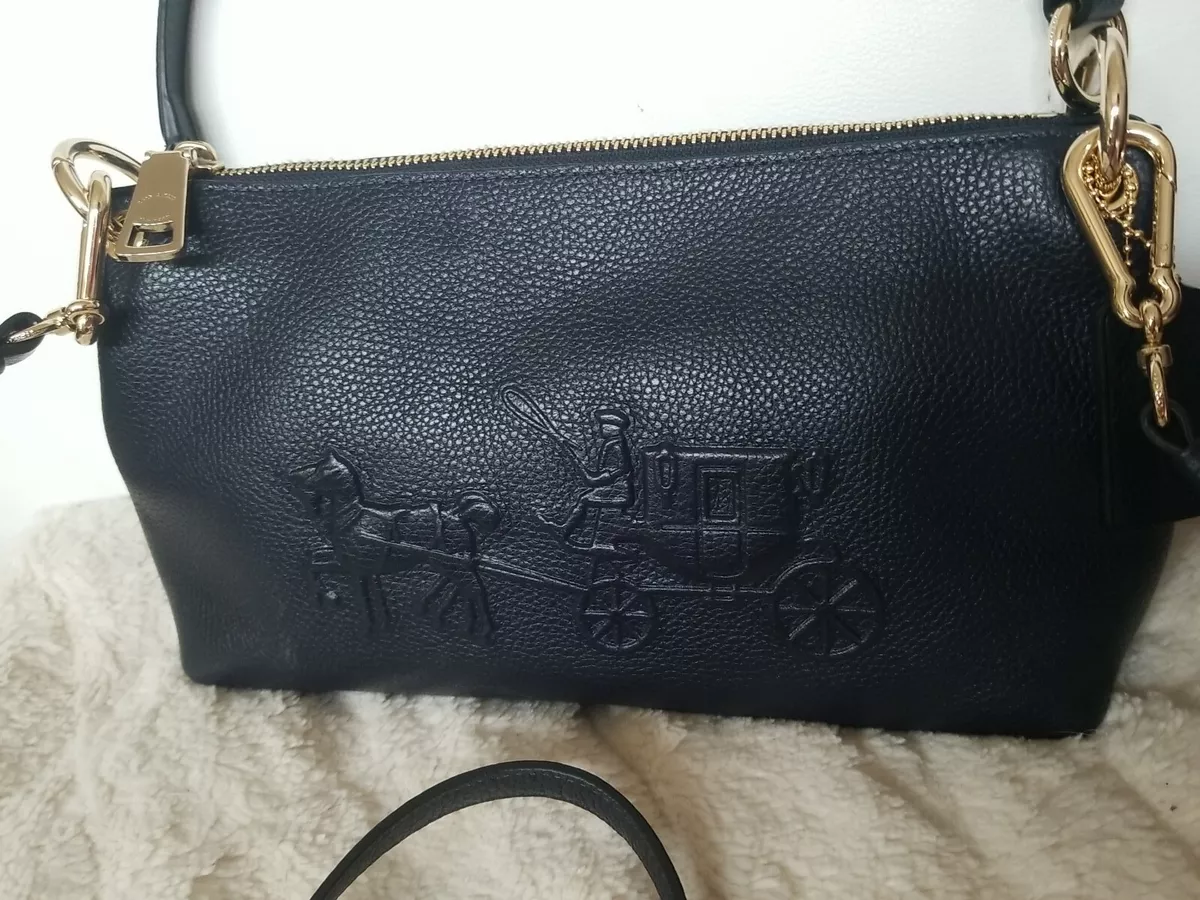 Coach embossed crossbody sale