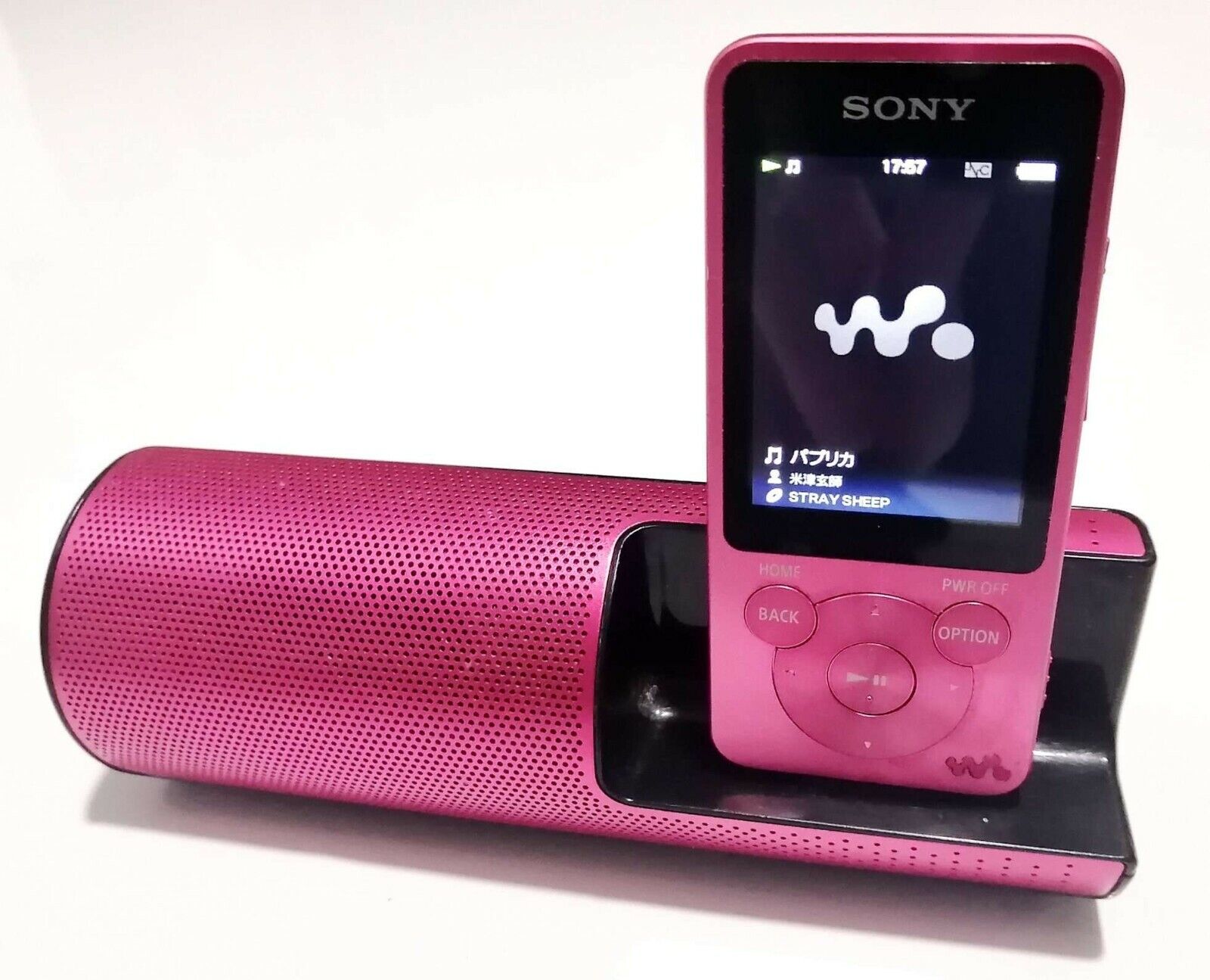 SONY Walkman NW-S14 + speaker set MP3 Music Player 8GB Bluetooth Pink JP  Import