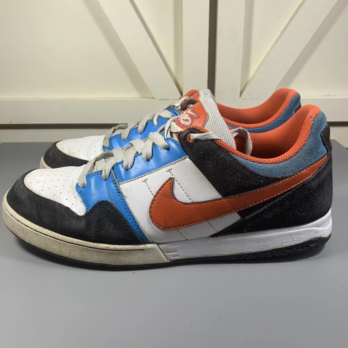 Nike Shoes Zoom Mogan 2 SB 6.0 Orange Black Blue 386390 104 Men s Size 11