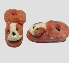 plush fluffy comfortable pet lover house shoe slippers 6.5-7 size