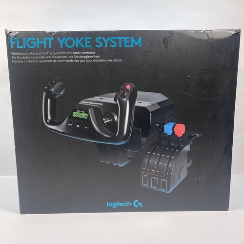 Logitech G PRO Flight Yoke System, Professional Simulation Yoke and Throttle