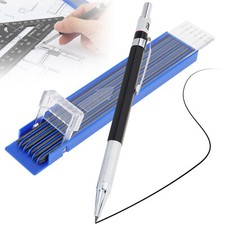 2pcs Mechanical Woodworking Carpenter Pencils with 24 Refills US Stock