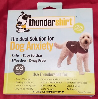 Thundershirt for Dogs XXS Solid Gray