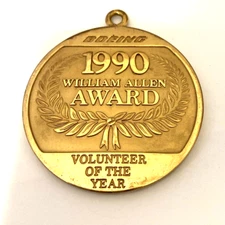 1990 Boeing William Allen Award Medal (T2)