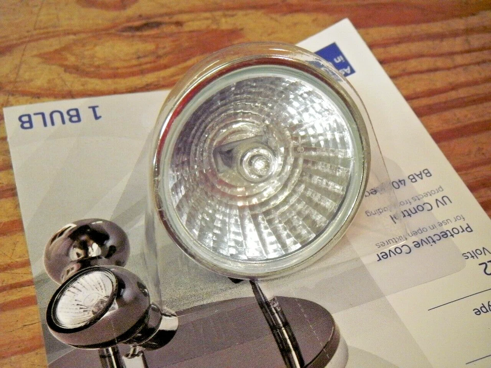 Lámpara de inundación GE halógena 20w Mr16 BAB/CG 12 voltios cantidad = 2 por pedido Foto 4 de 4