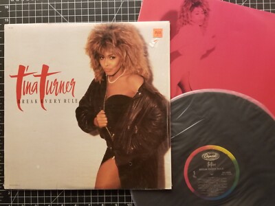 TINA TURNER Break Every Rule LP 1986 IN SHRINK w/ INNER Phil Collins VG+ Adams