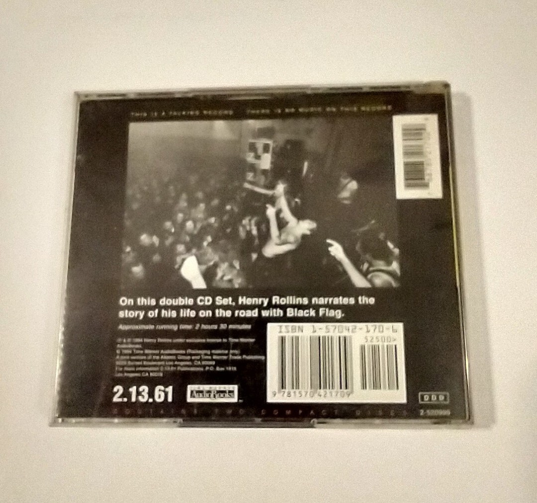 Henry Rollins Get In The Van CD Black Flag Rare CD Good Used