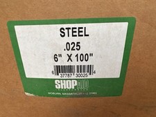 Steel Shim Stock Roll .025 Stainless 6 x 100 in SHOP-AID