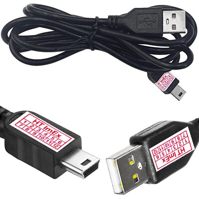 Datenkabel Ladekabel USB-A Stecker zu USB Mini B für Navgear StreetMate GT-50